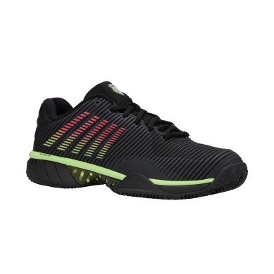 KSwiss Hypercourt Express 2 Tennis Shoes Clay/Sand Court 2025 Black/Neon Green Men's